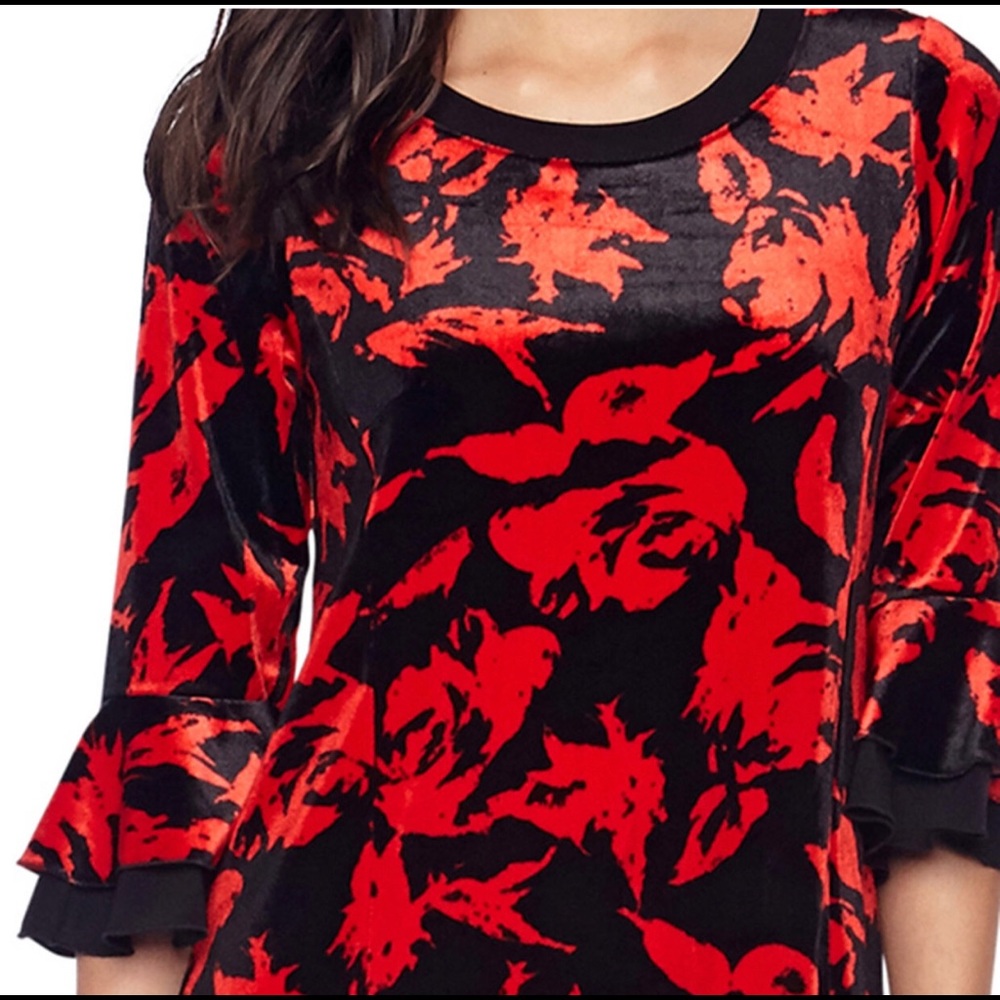 Rabbit Rabbit Rabbit Design Abstract Gothic Dress - Picture 3 of 3